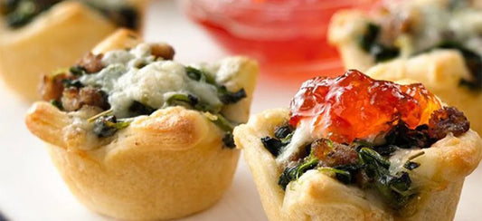 Cream Cheese with Hot Pepper Jam Puff Pastry Appetizer Bites