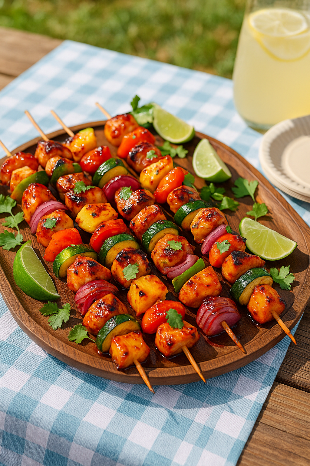 Spicy Buckaroo Chicken Skewers