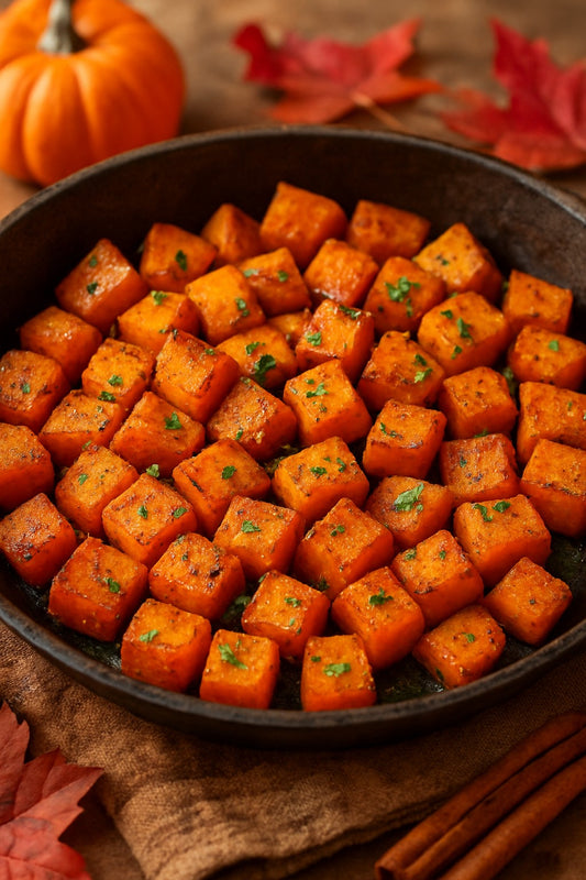 🍂 Rollicking Buckaroo Roasted Pumpkin & Sweet Potato Bites