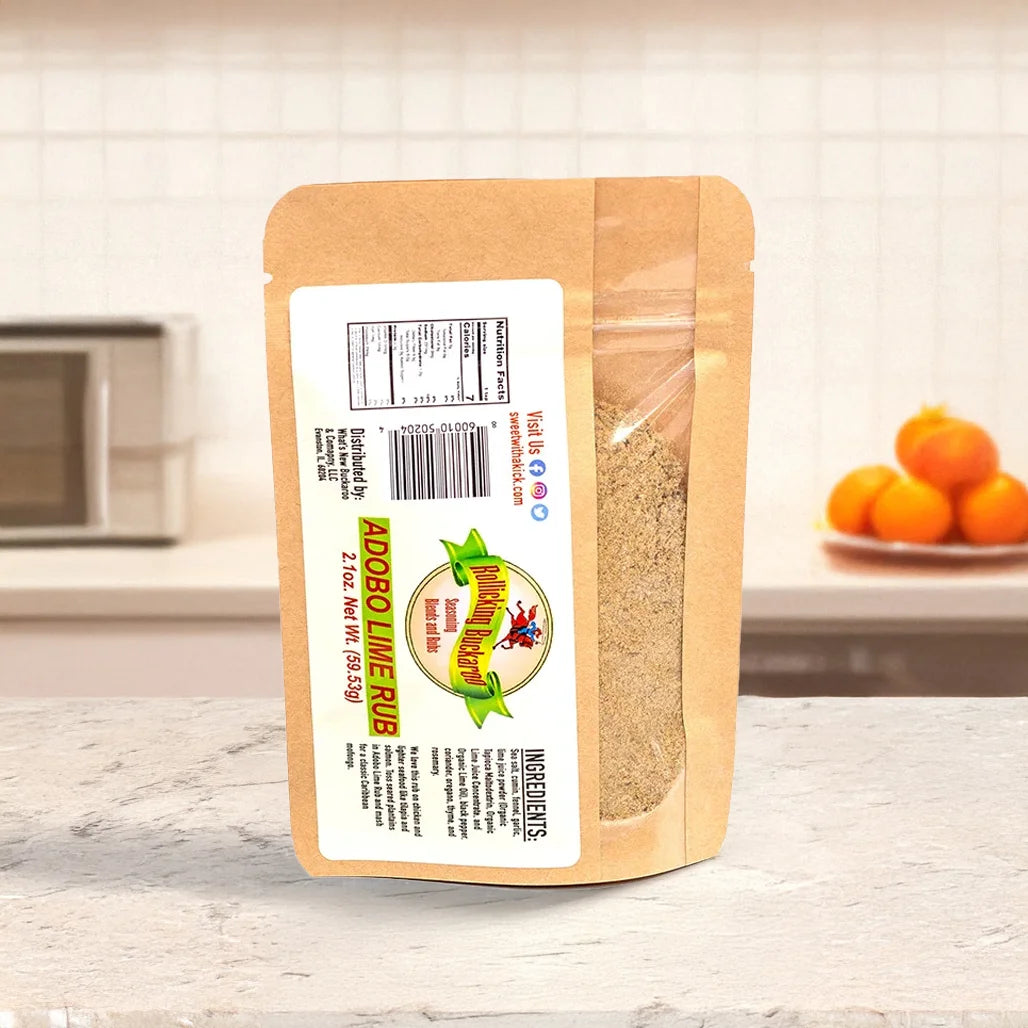 applewood chipotle rub seasoning blend bottle on a wooden cutting board