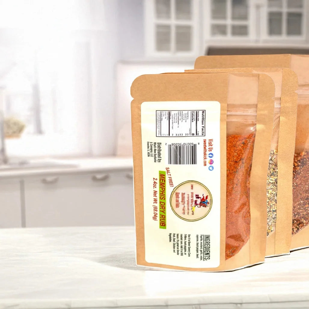 Seasoning Blends on a kitchen counter