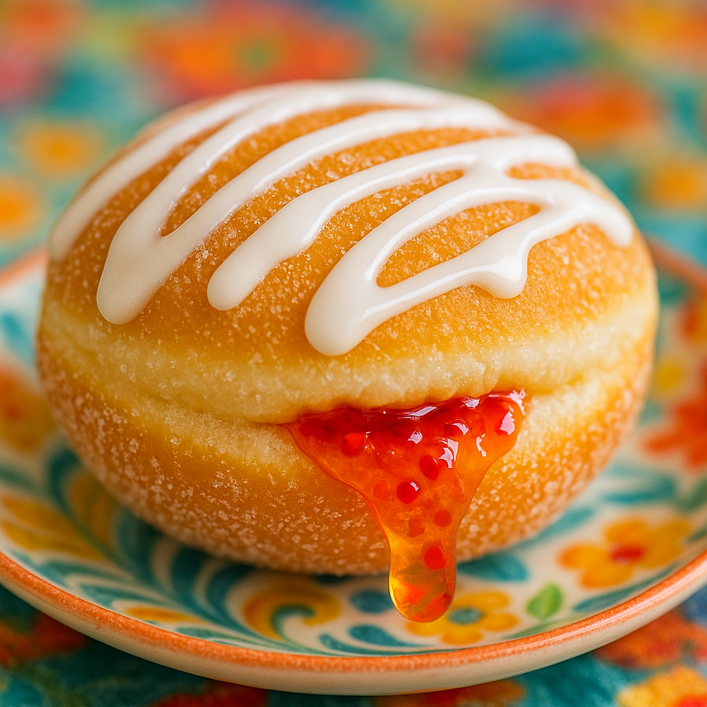 Rollicking Buckaroo Pepper Jam Jelly Donuts