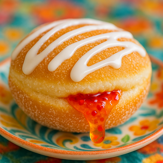 Rollicking Buckaroo Pepper Jam Jelly Donuts