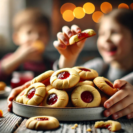 Sweet & Spicy Buckaroo Thumbprint Cookies