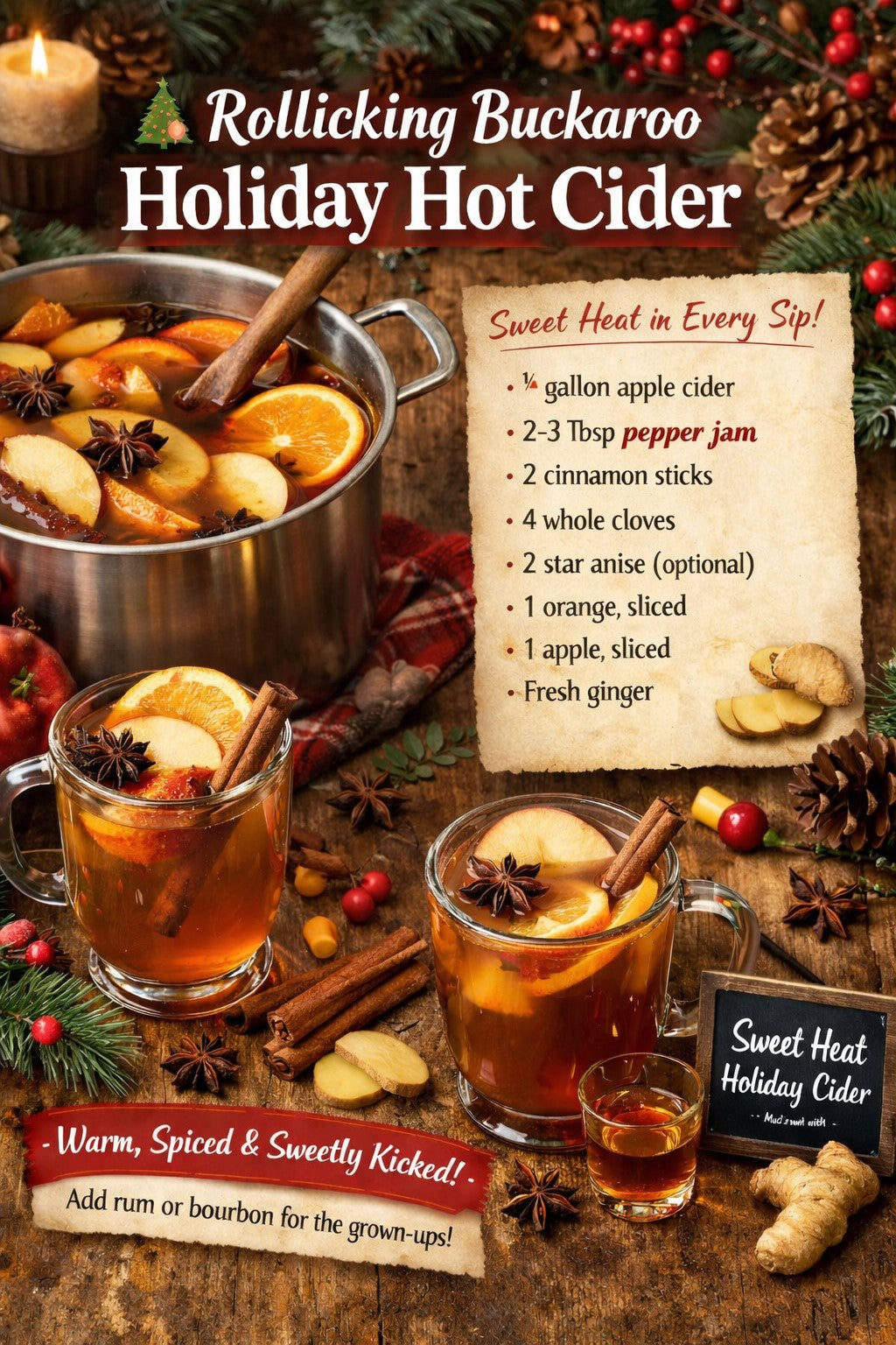 🎄🔥 Rollicking Buckaroo Holiday Hot Cider