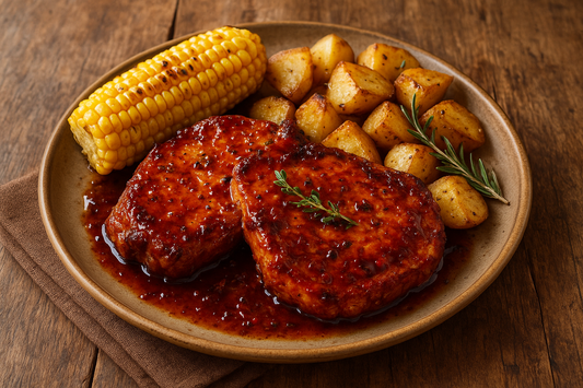 🍖 Buckaroo Ranch Glazed Pork Chops