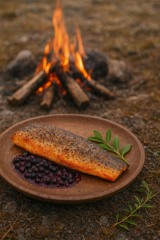 ❄️ Inuit-Inspired Arctic Char with Wild Berries & Buckaroo Seasoning