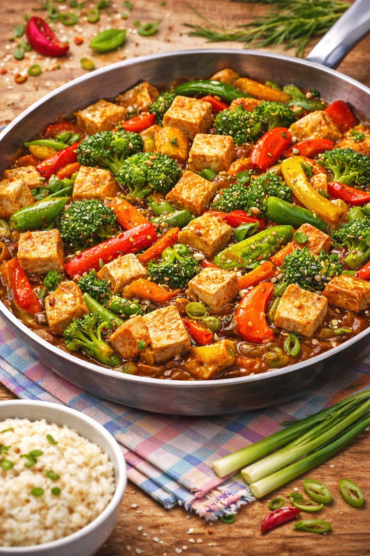 Vegan Pepper Jam Garlic & Herb Stir-Fry