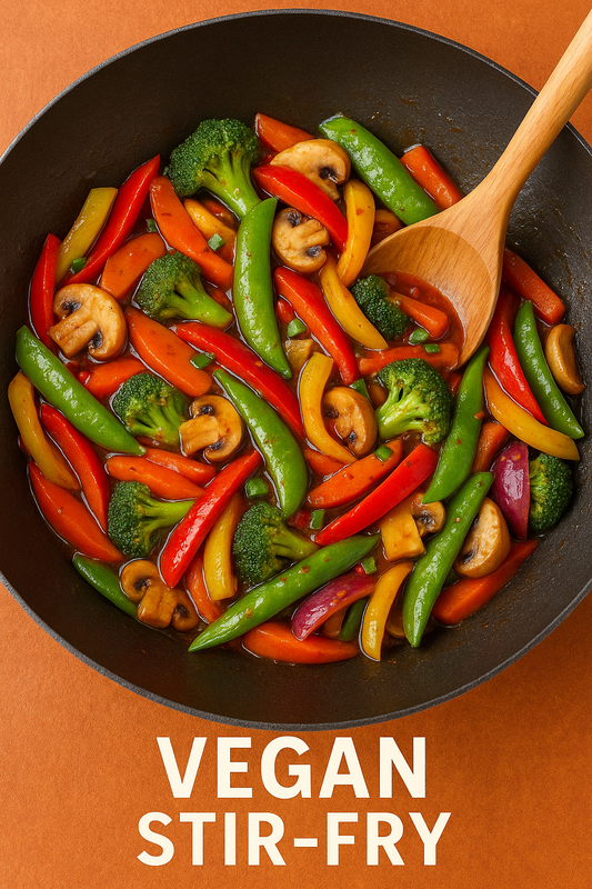 🌱 Sweet & Spicy Vegan Stir Fry