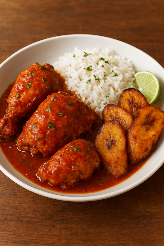 🌴 Pollo en Salsa Dulce-Picante Boricua