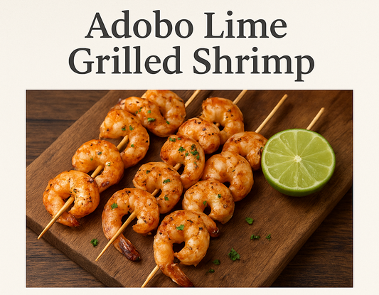 🌮 Adobo Lime Grilled Shrimp Tacos