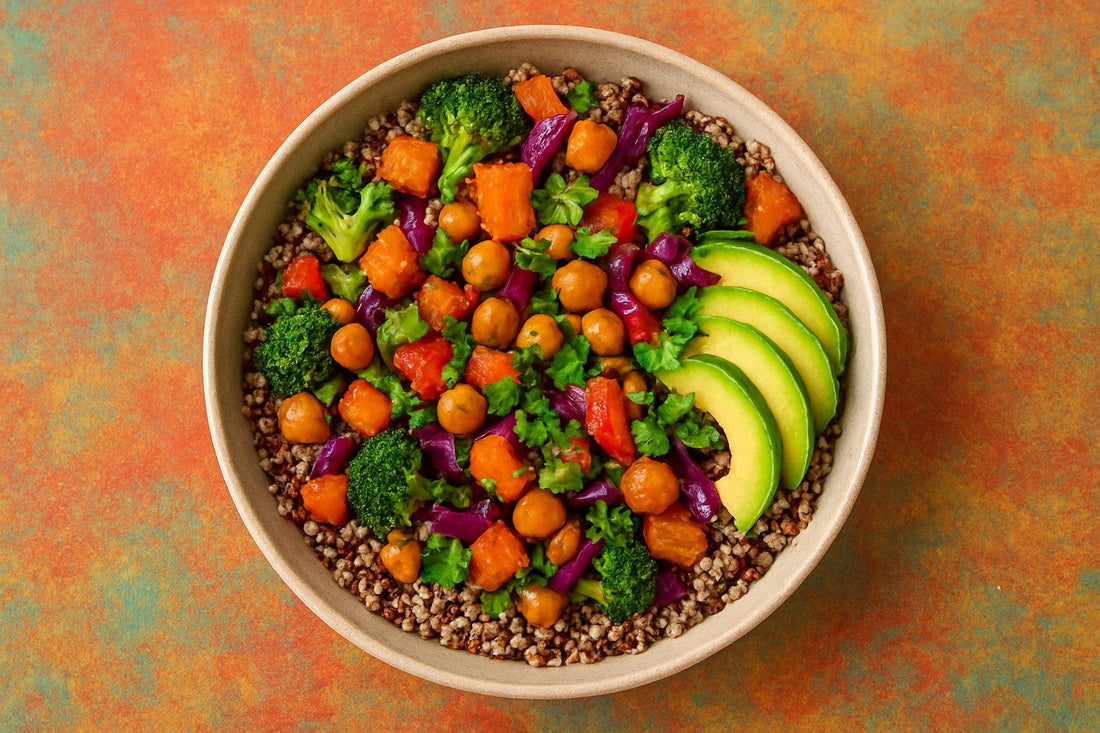 🌈 Rollicking Buckaroo Rainbow Quinoa Bowl (Gluten-Free)