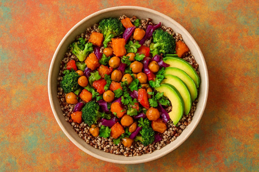 🌈 Rollicking Buckaroo Rainbow Quinoa Bowl (Gluten-Free)