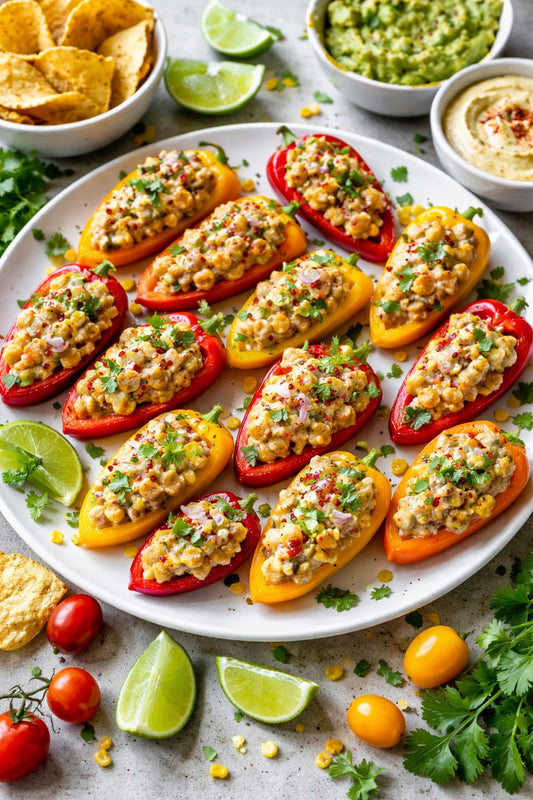 Sweet-Heat Stuffed Mini Peppers