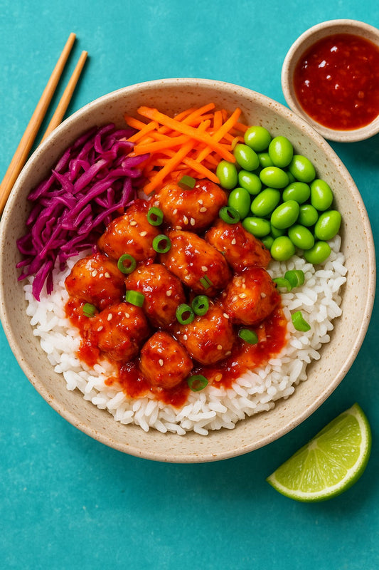 🌈 Sweet & Spicy Pepper Jam Teriyaki Rice Bowl